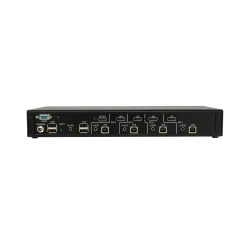 SmartAVI 4-Port DisplayPort KVM Switch with Audio and USB 2.0 Support. Includes: [SM-DPN-4S, PS12VD2A]
