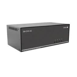 SmartAVI DVI-D 4x4, Quad-Head,  DVNET-4Quad, USB 2.0, Audio Switch. Includes: [SM-DVN-4Q &amp; (PS5VDC4A)]