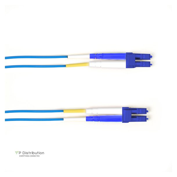 Black Box SM FO PATCH CABLE DUPLX, PVC, BLUE, LCLC