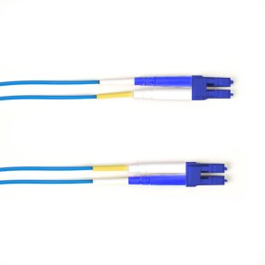 Black Box SM FO PATCH CABLE DUPLX, PLENUM, BLUE, LCLC