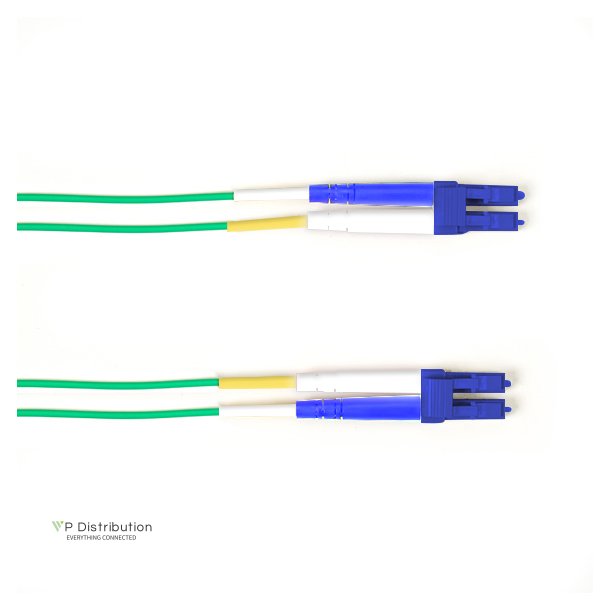 Black Box SM FO PATCH CABLE DUPLX, PVC, GN, LCLC