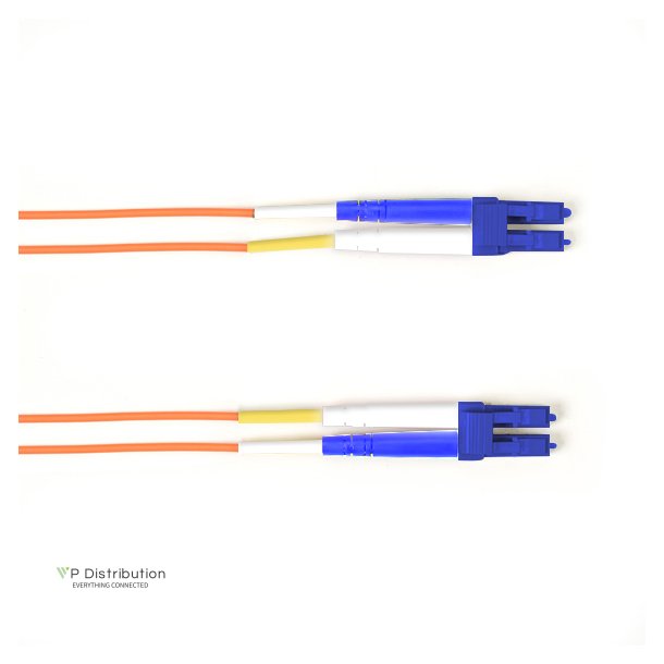 Black Box SM FO PATCH CABLE DUPLX, PVC, OR, LCLC