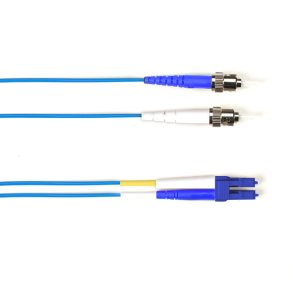 Black Box SM FO PATCH CABLE DUPLX, PVC, BLUE, STLC