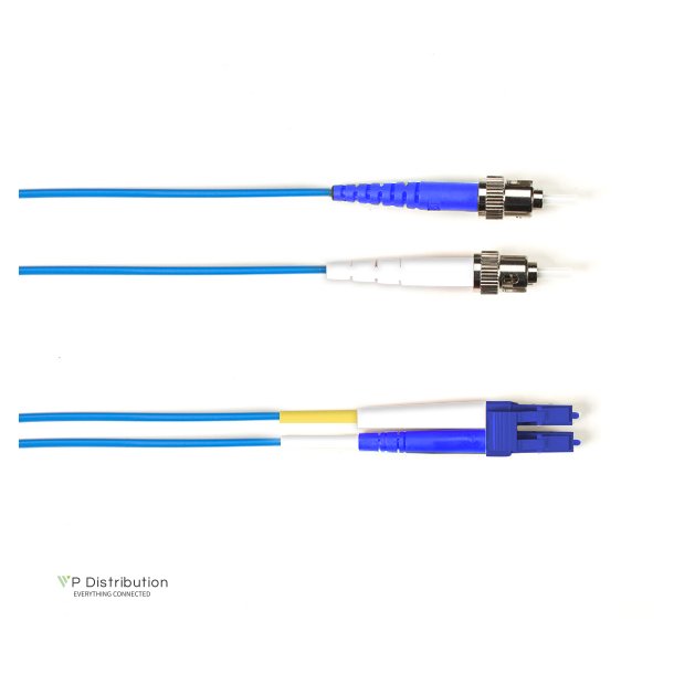 Black Box SM FO PATCH CABLE DUPLX, PVC, BLUE, STLC