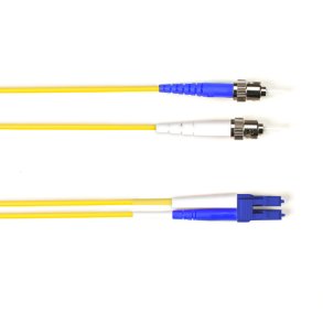 Black Box SM FO PATCH CABLE DUPLX, PLENUM, YL, STLC