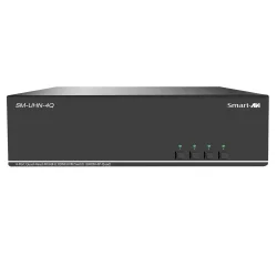 SmartAVI DisplayPort, 2-Port, Single-Head, KVM Switch with Audio and USB 2.0 Support. Includes: [SM-DPN-2S, PS12VD2A]