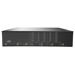 SmartAVI HDMI 4-Port, Quad-Head, 4K-60Hz KVM Switch. Includes: [SM-UHN-4Q, (PS12VD2A)]