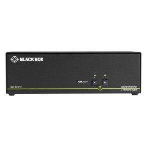Black Box Secure Kvm Switch, Dh, 2-Port, Dp, Usb