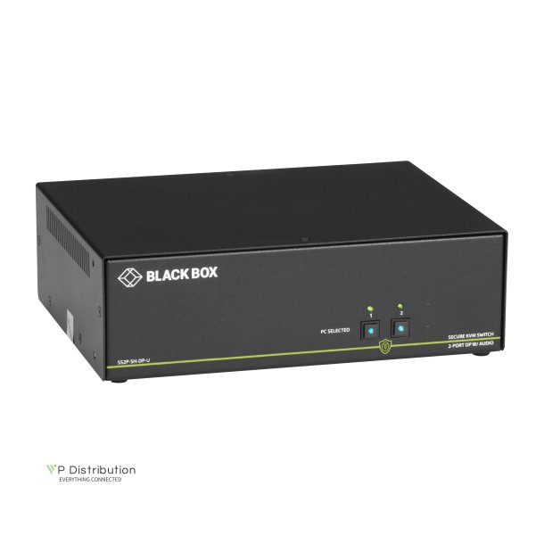 Black Box Secure Kvm Switch, Sh, 2-Port, Dp, Usb