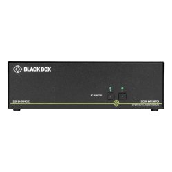 Black Box Secure Kvm Switch, Sh, 2-Port, Dvi-I, Usb, Cac
