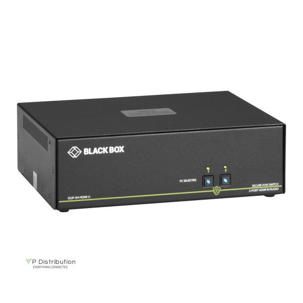 Black Box Secure Kvm Switch, Sh, 2-Port, Hdmi, Usb