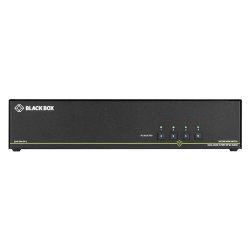 Black Box Secure Kvm Switch, Dh, 4-Port, Dp, Usb