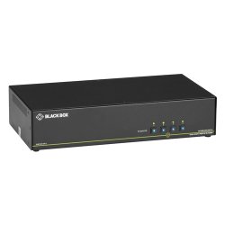 Black Box Secure Kvm Switch, Dh, 4-Port, Dp, Usb