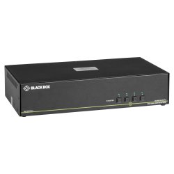 Black Box Secure Kvm Switch, Dh, 4-Port, Dvi-I, Usb