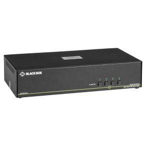 Black Box Secure Kvm Switch, Dh, 4-Port, Dvi-I, Usb