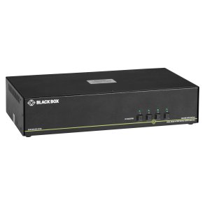 Black Box Secure Kvm Switch, Dh, 4-Port,Dvi-I,Usb,Cac