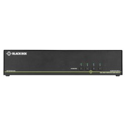 Black Box Secure Kvm Switch, Dh, 4-Port,Dvi-I,Usb,Cac