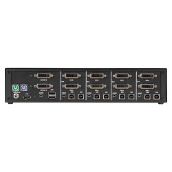 Black Box Secure Kvm Switch, Dh, 4-Port,Dvi-I,Usb,Cac