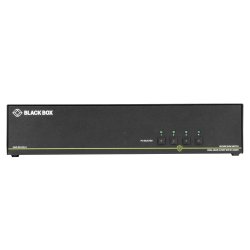 Black Box Secure Kvm Switch, Dh, 4-Port, Dvi-I, Usb