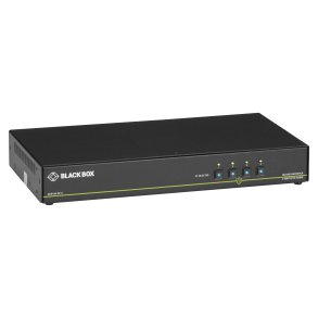 Black Box Secure Kvm Switch, Sh, 4-Port ,Dp, Usb