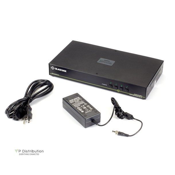 Black Box Secure Kvm Switch, Sh, 4-Port, Hdmi, Usb, Cac