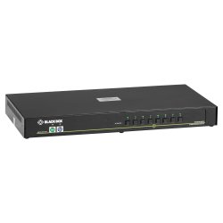 Black Box Secure Kvm Switch, Sh, 8-Port,Dvi-I,Usb,Cac