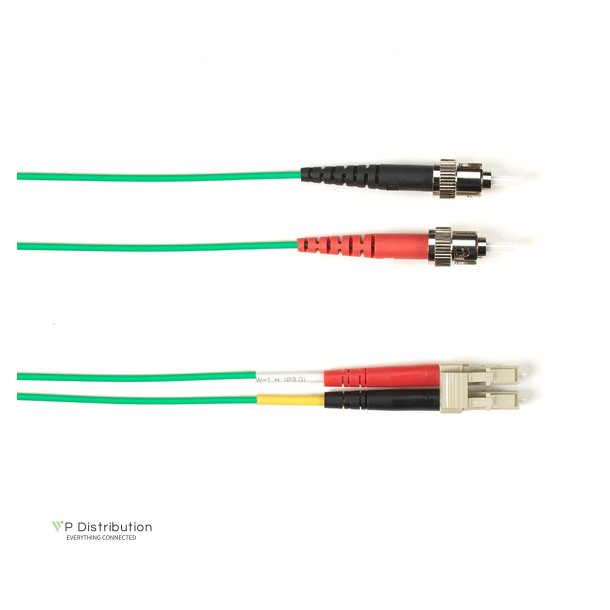 Black Box SM FO PATCH CABLE DUPLX, LSZH, GN, STLC