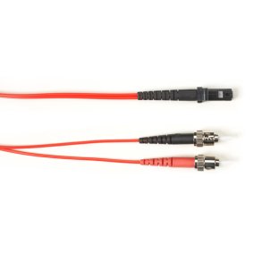 Black Box 62.5 MM FO PATCH CABLE DUPLX, PVC, RED, STMT