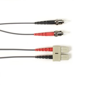 Black Box 62.5 MM FO PATCH CABLE DUPLX, PVC, GR, STSC