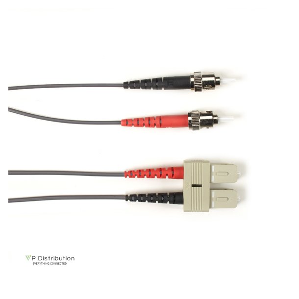 Black Box 62.5 MM FO PATCH CABLE DUPLX, PVC, GR, STSC