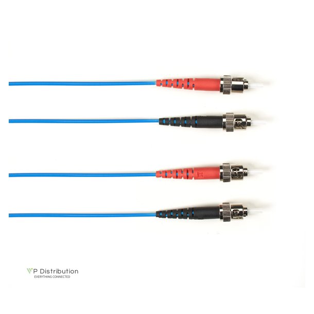 Black Box 62.5 MM FO PATCH CABLE DUPLX, PVC, BLUE, STST