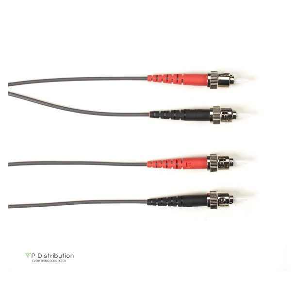 Black Box 62.5 MM FO PATCH CABLE DUPLX, PVC, GR, STST