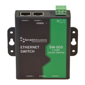 Brainboxes 5 Port 10/100 Ethernet Switch