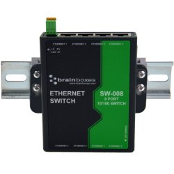 Brainboxes 8 Port 10/100 Ethernet Switch