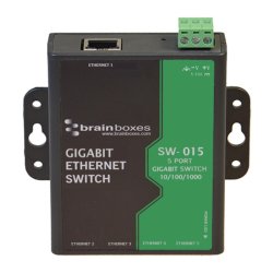 Brainboxes 5 Port Gigabit Ethernet Switch