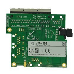 Brainboxes Embedded Industrial 4 Port 10/100 Ethernet Switch