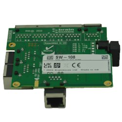Brainboxes Industrial Embedded 8 Port 10/100 Ethernet Switch