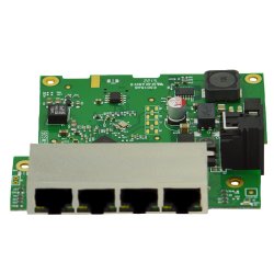 Brainboxes Embedded Industrial 4 Port Gigabit Ethernet Switch