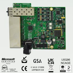 Brainboxes Embedded SFP + 4 Port PoE+ Gigabit Ethernet Switch