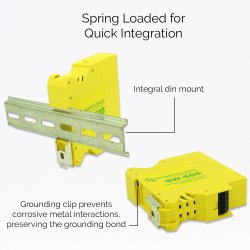 Brainboxes Compact Industrial 5 Port 10/100 Ethernet Switch