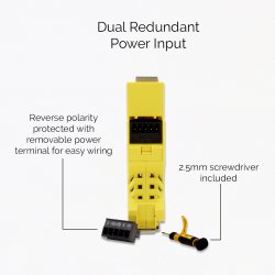 Brainboxes Compact Industrial 5 Port 10/100 Ethernet Switch