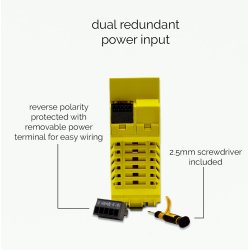 Brainboxes Industrial 8 Port 10/100 Ethernet Switch
