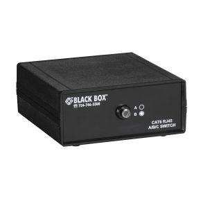 Black Box CAT6 A/B 2-1 10G ETHERNET SWITCH