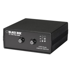 Black Box 3-1 CAT6 10G A/B/C ETHERNET SWITCH