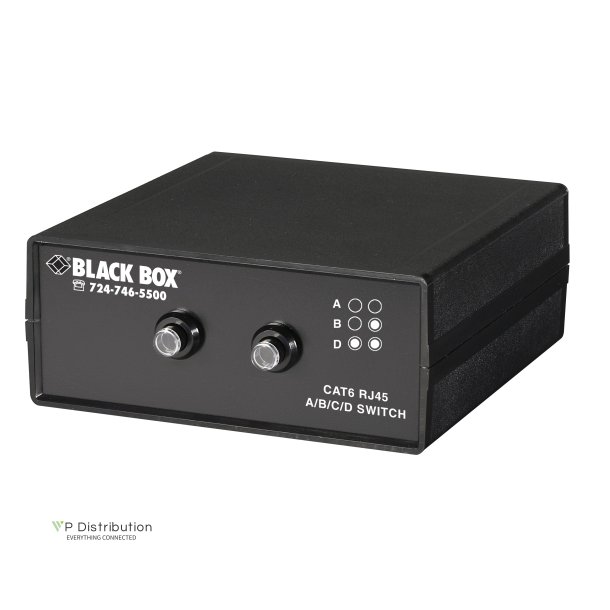 Black Box 3-1 CAT6 10G A/B/C ETHERNET SWITCH