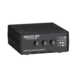 Black Box 4-1 CAT6 10G A/B/C/D ETHERNET SWITCH