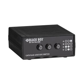 Black Box 4-1 CAT6 10G A/B/C/D ETHERNET SWITCH