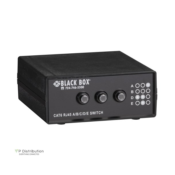 Black Box 4-1 CAT6 10G A/B/C/D ETHERNET SWITCH