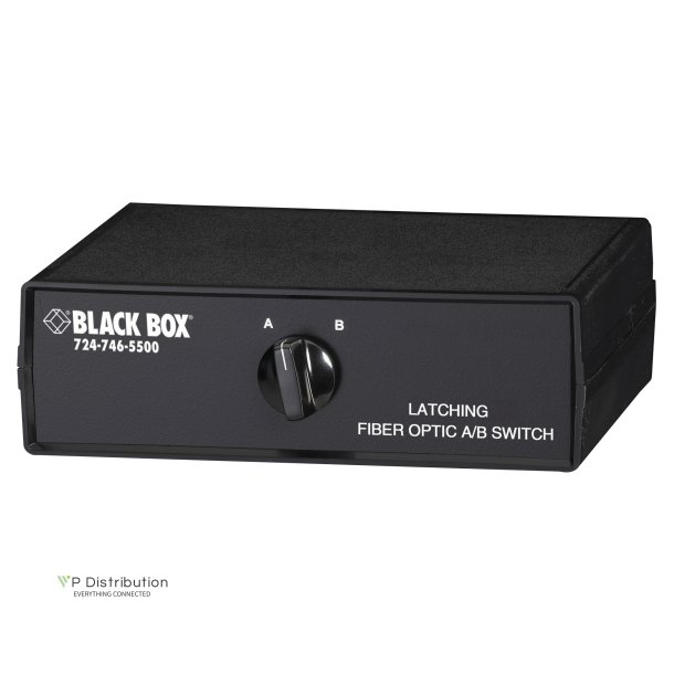 Black Box FIBER OPTIC A/B SWITCH LATCHING SM  W/SC CONNEC