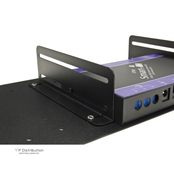 SmartAVI SmartRack 1U Universal Half Rack Shelf System. Includes: [SmartRack Shelf, 2 Slotted Mounting Brackets and Hardware. ]